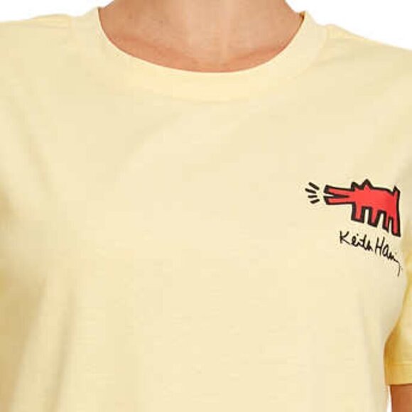 NEW Keith Haring Graphic Tshirt | Yellow - Picture 3 of 5